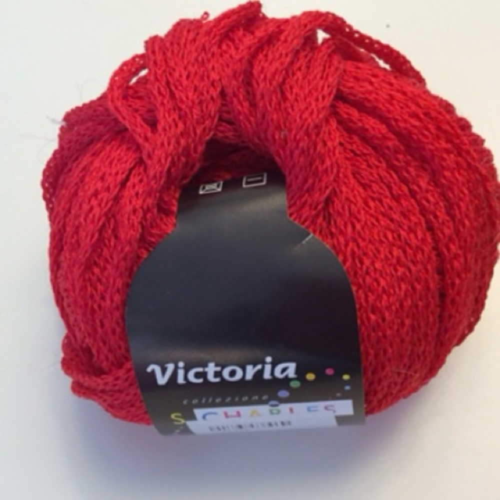 16 balls Red Cotton/viscose blend Aran weight yarn for hand knitting crochet